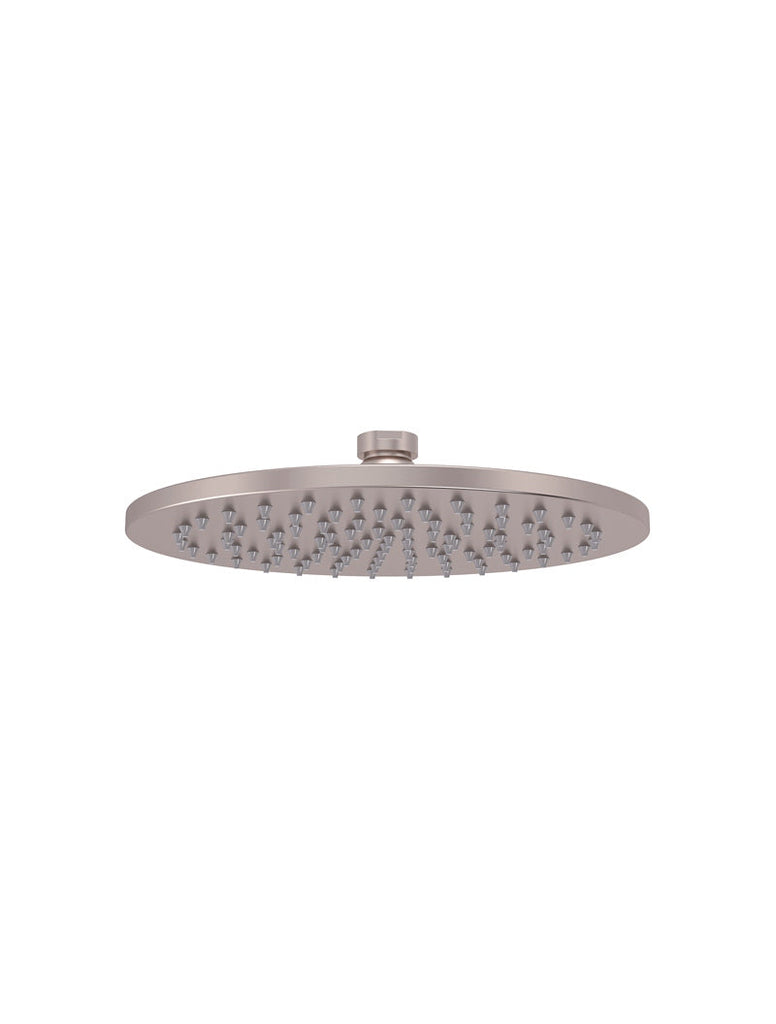 Meir Round Shower Rose - Champagne Rose Gold