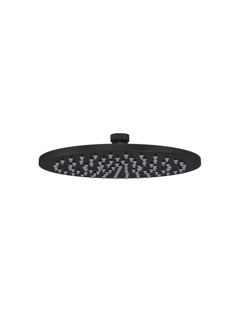 Meir Round Shower Rose - Matte Black