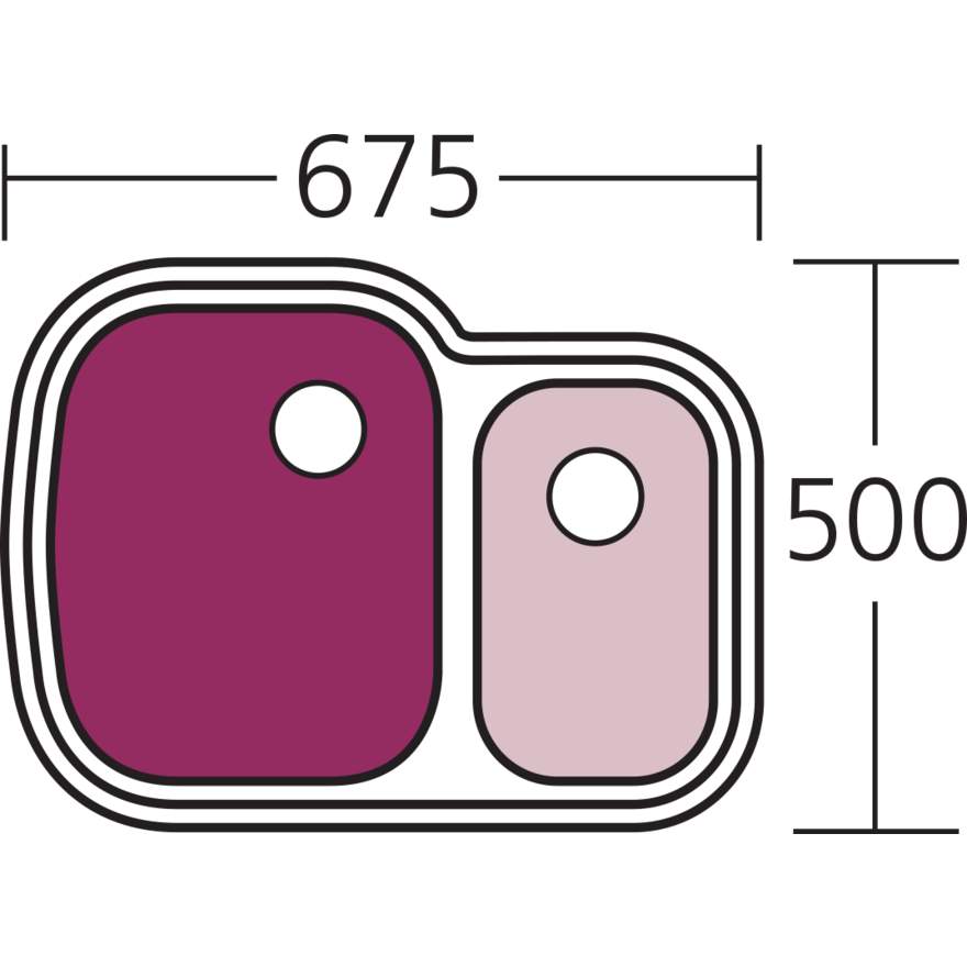 Oliveri Monet 1 & 1/2 Bowl Undermount Sink