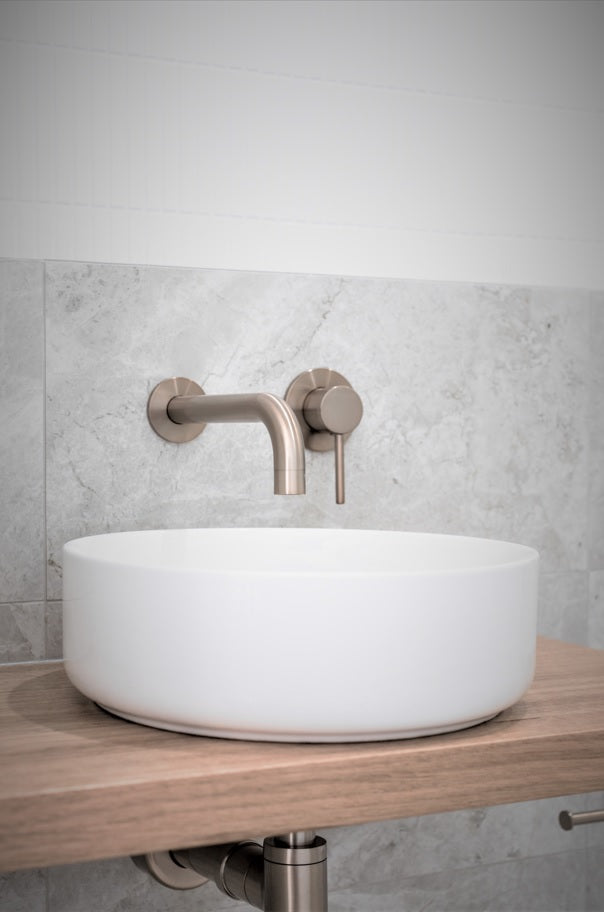 Meir Round Bottle Trap - Champagne Rose Gold