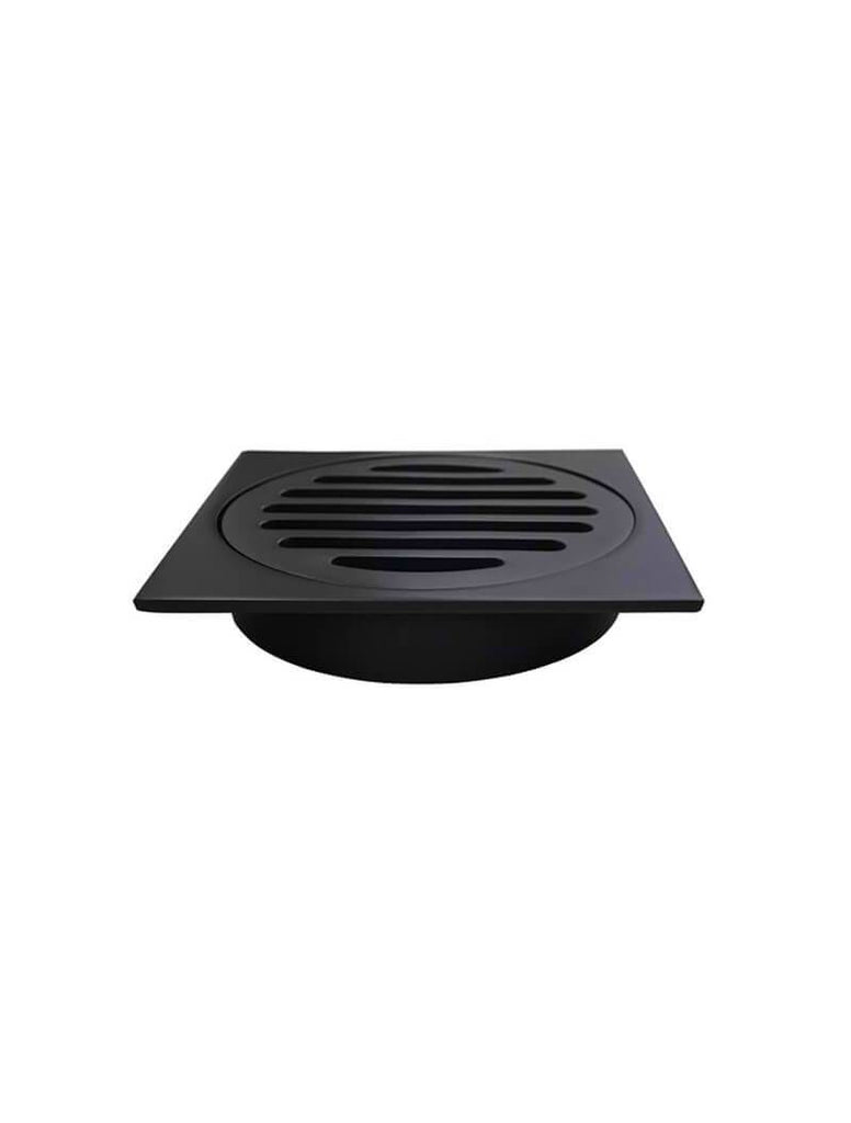 Meir Square Floor Grate Shower Drain - Matte Black