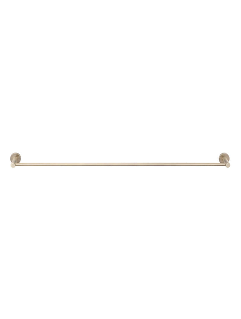Meir Round Single Towel Rail - Champagne Rose Gold