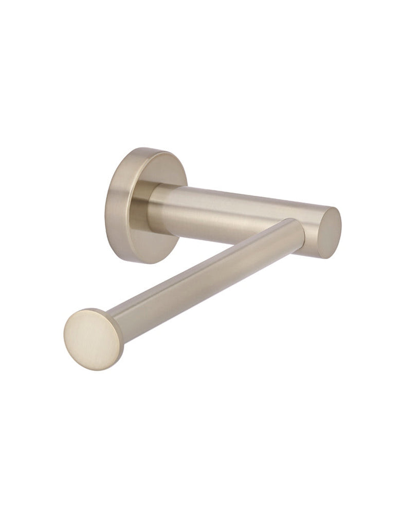Meir Round Toilet Roll Holder - Champagne Rose Gold