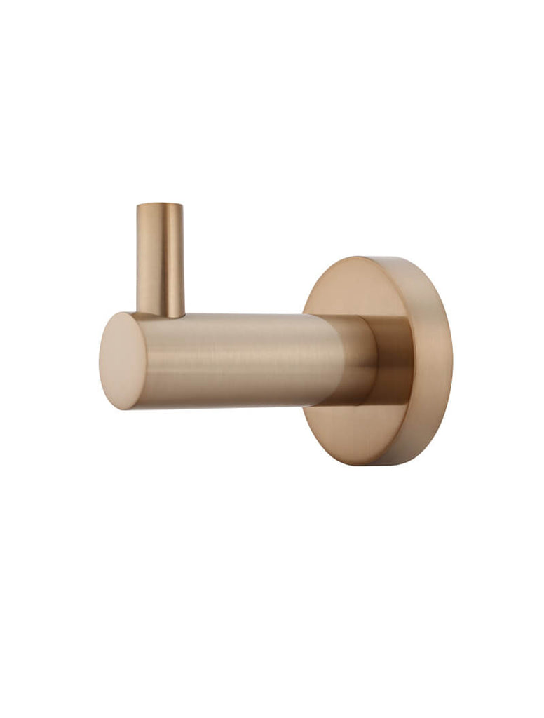Meir Round Robe Hook - Champagne Rose Gold