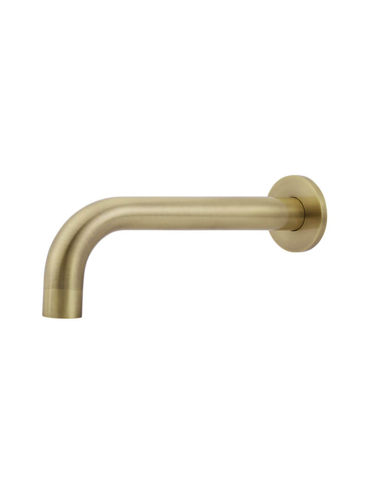 Meir Round Curved Spout - Tiger Bronze