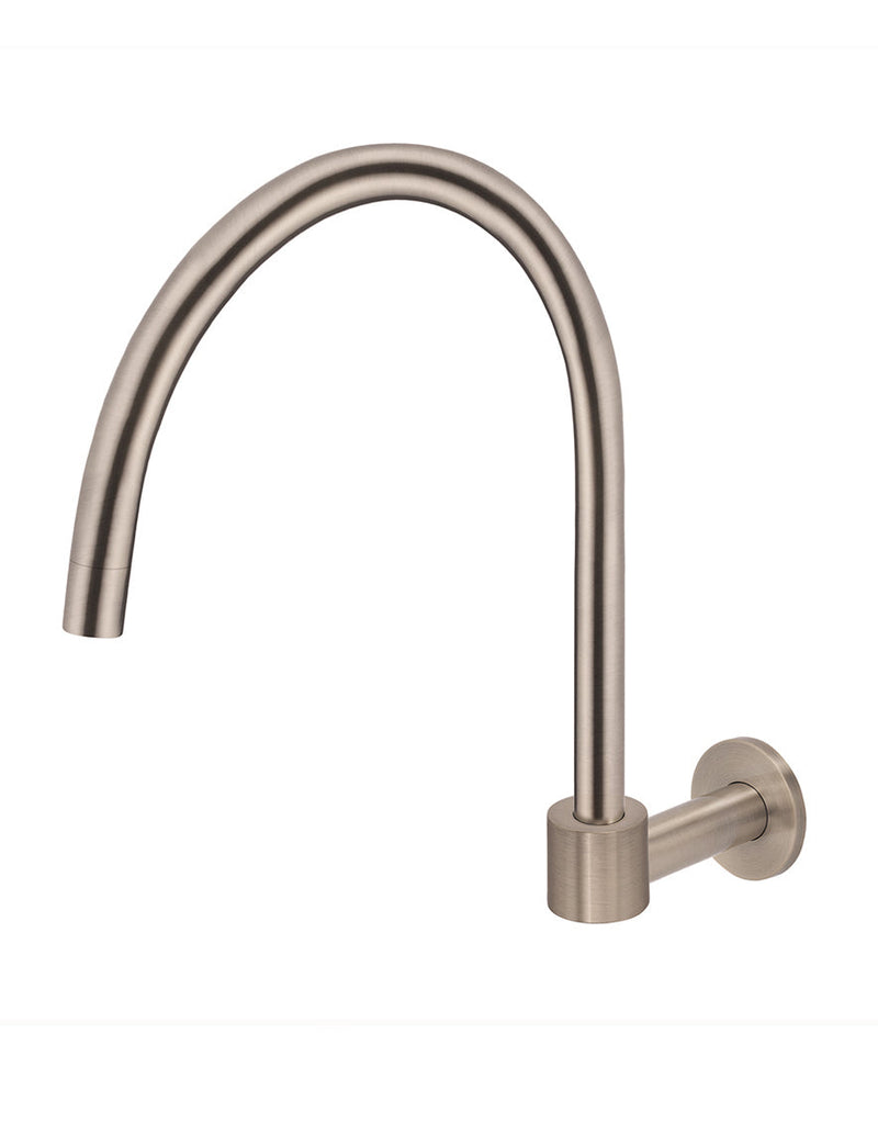 Meir Round High Rise Swivel Spout - Champagne Rose Gold