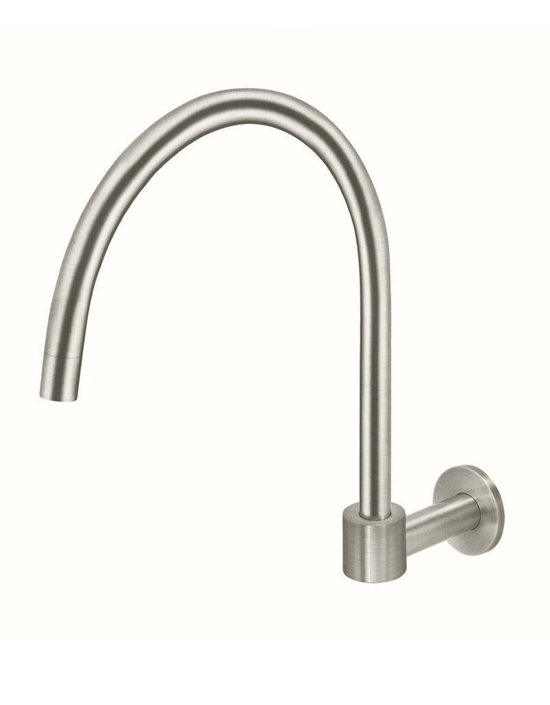 Meir Round High Rise Swivel Spout - Brushed Nickel
