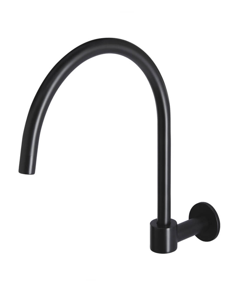 Meir Round High Rise Swivel Spout - Matte Black