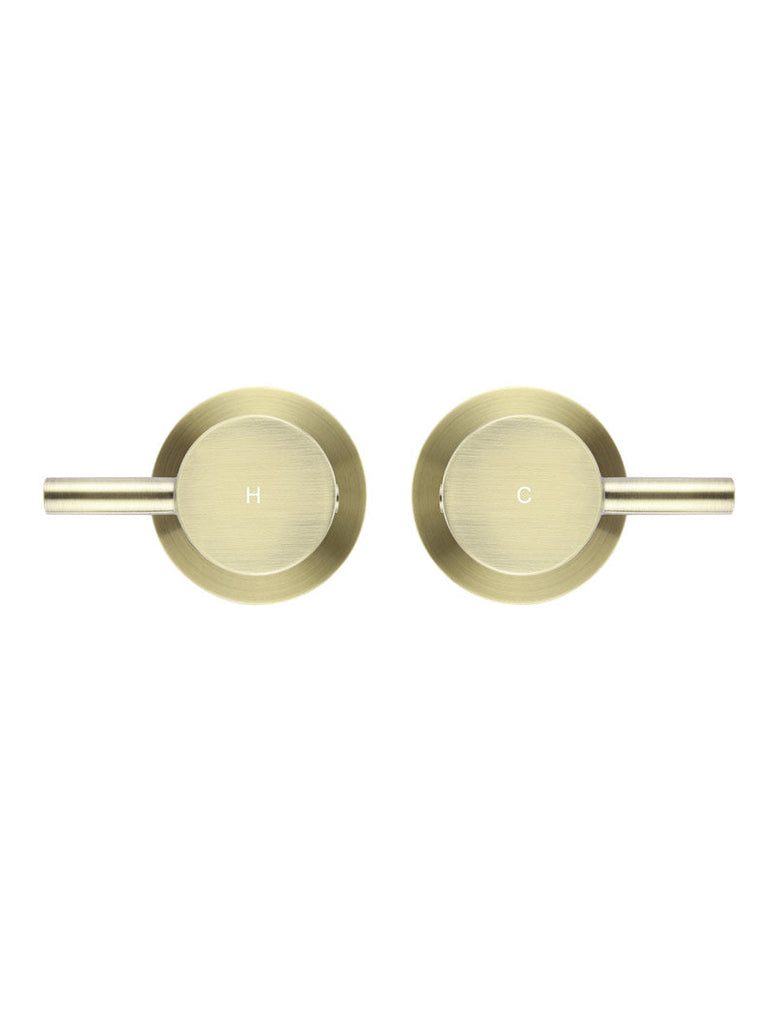 Meir Round Quarter Turn Wall Top Assemblies - Tiger Bronze