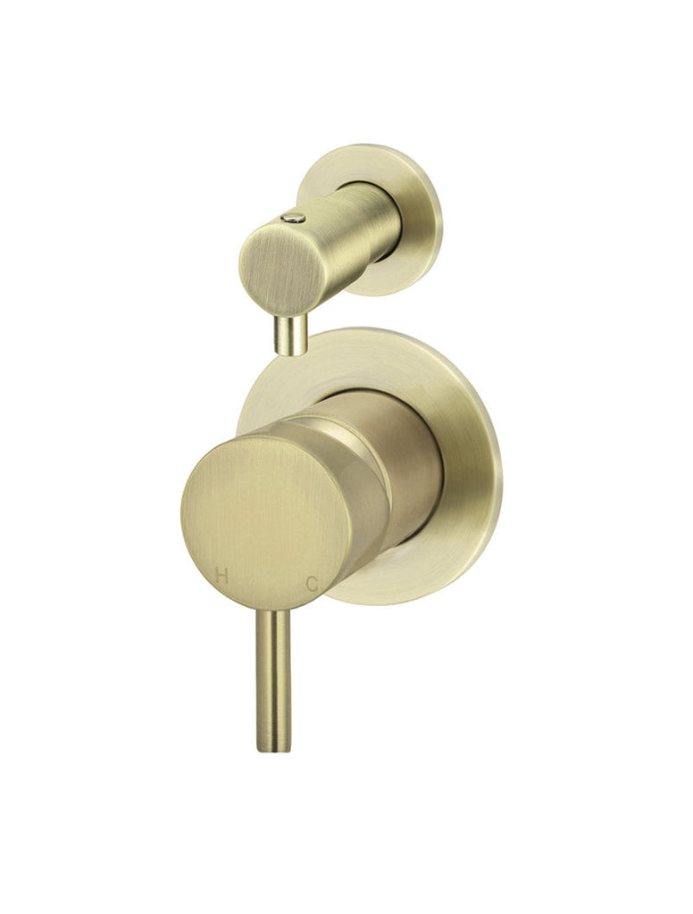 Meir Round Wall Mixer Diverter - Tiger Bronze
