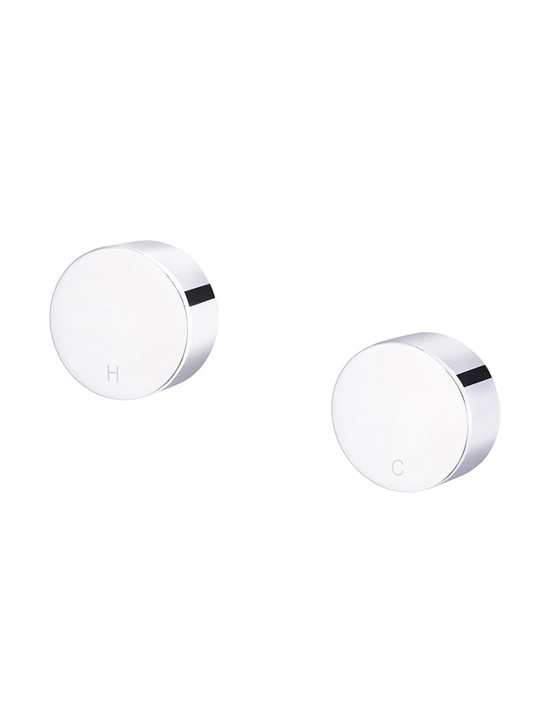 Meir Circular Wall Top Assemblies - Chrome