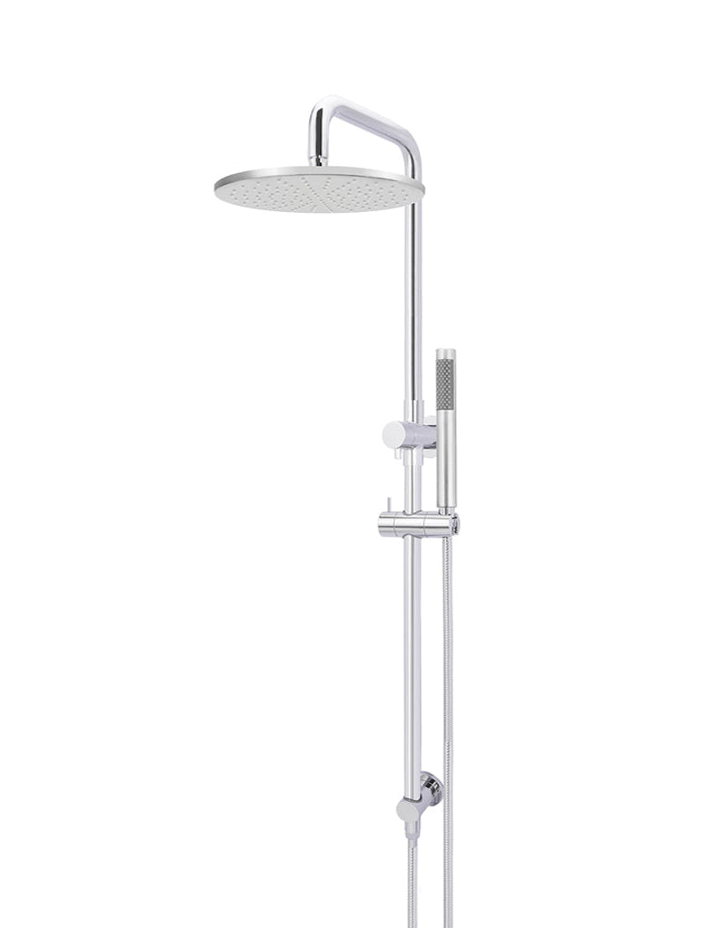 Meir Round Combination Shower Rail and Hand Shower - Chrome