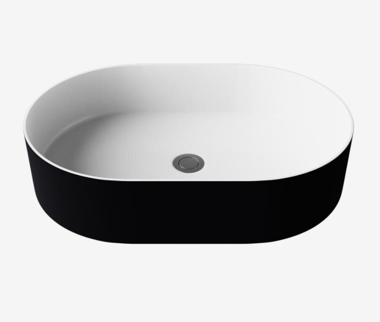 Marquis Nero Blanco Above Counter Basin