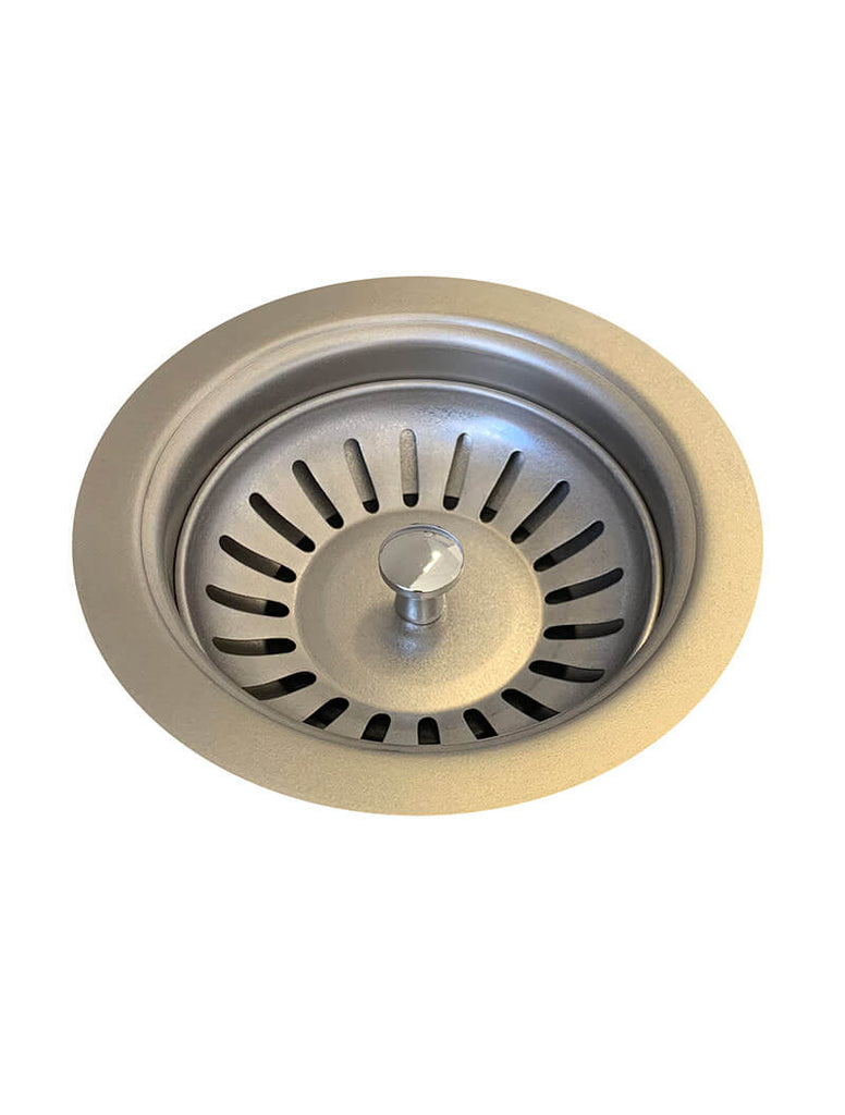 Meir Sink Strainer & Waste Plug Basket With Stopper - Brushed Nickel