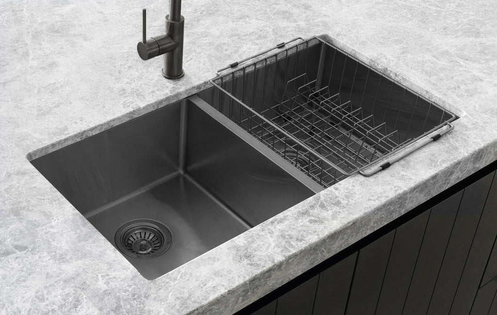 Meir Lavello Dish Rack - Gunmetal Black