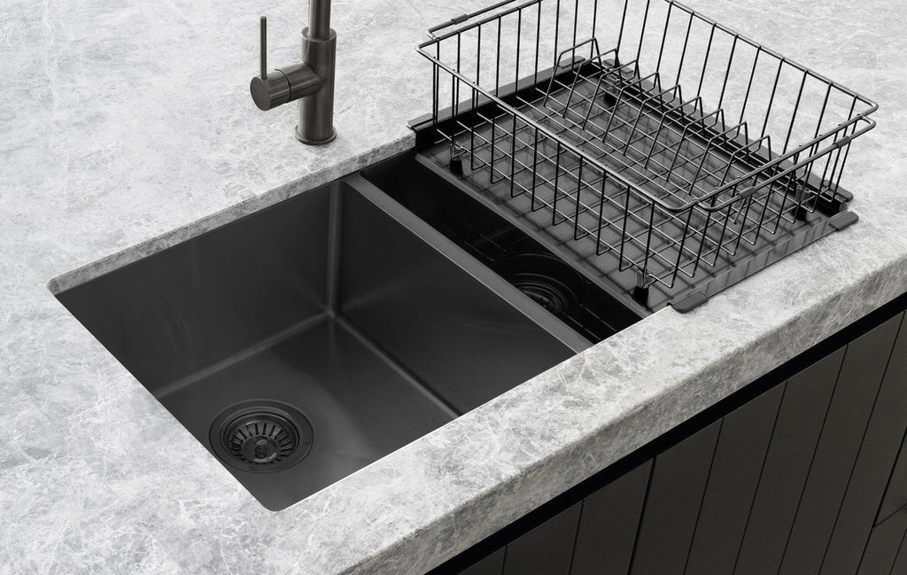 Meir Lavello Dish Rack - Gunmetal Black