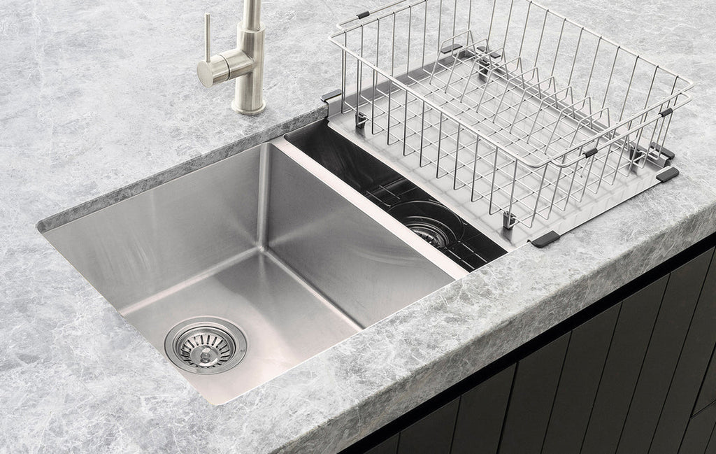 Meir Lavello Dish Rack - Brushed Nickel