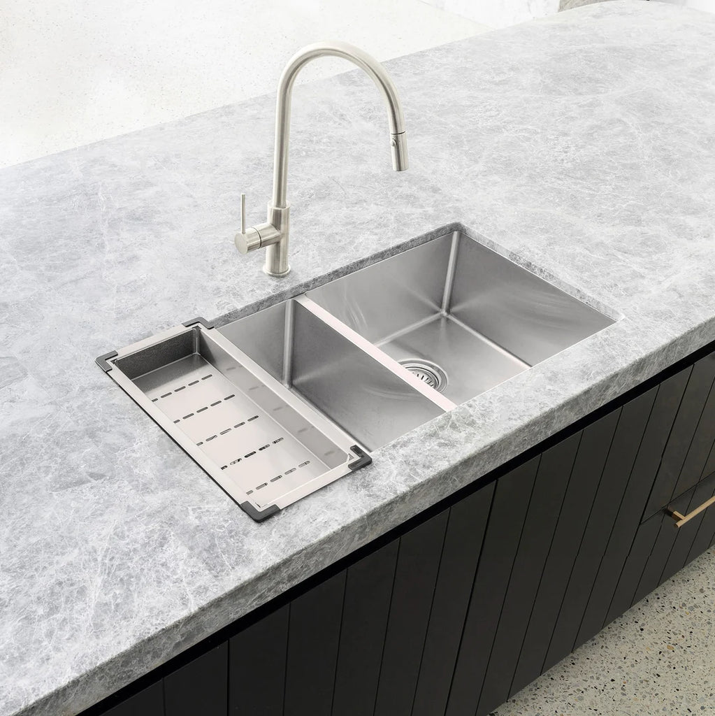 Meir Lavello Kitchen Sink Collander - Brushed Nickel
