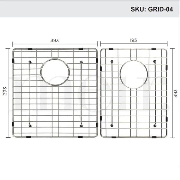 Meir Lavello Protection Grid For MKSP-D670440 (2PCS) - Gunmetal Black
