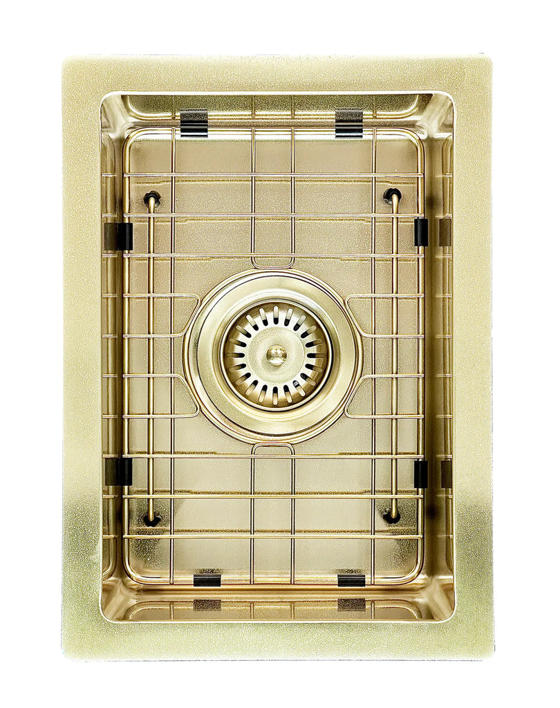 Meir Lavello Protection Grid For MKSP-S322222 - Brushed Bronze Gold
