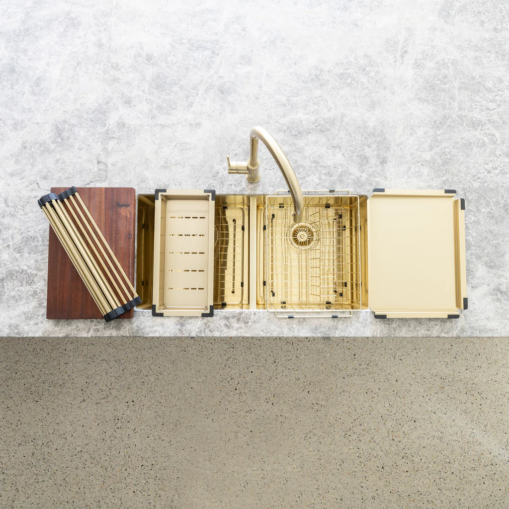 Meir Lavello Protection Grid For MKSP S840440D - Brushed Bronze Gold