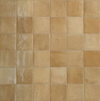 Milan Cammello Semi Gloss Small Square Tile