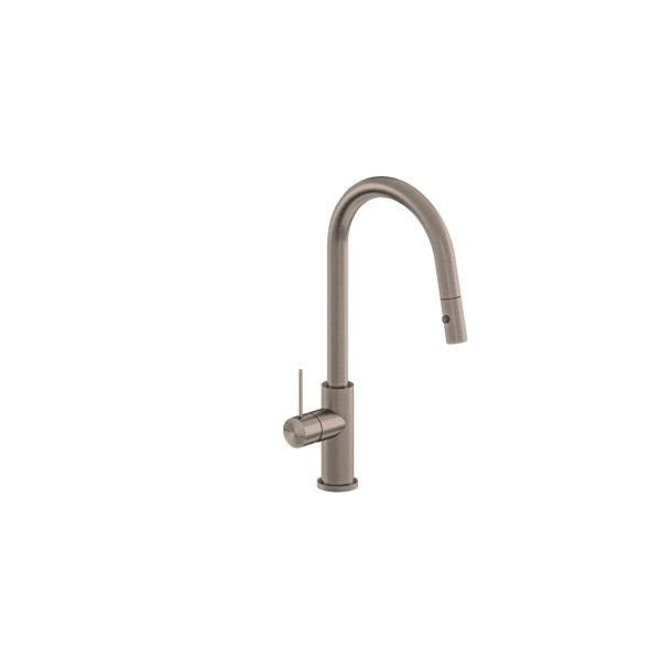 Nero Mecca Pull Out Sink Mixer With Veggie Spray Function - Brushed Bronze