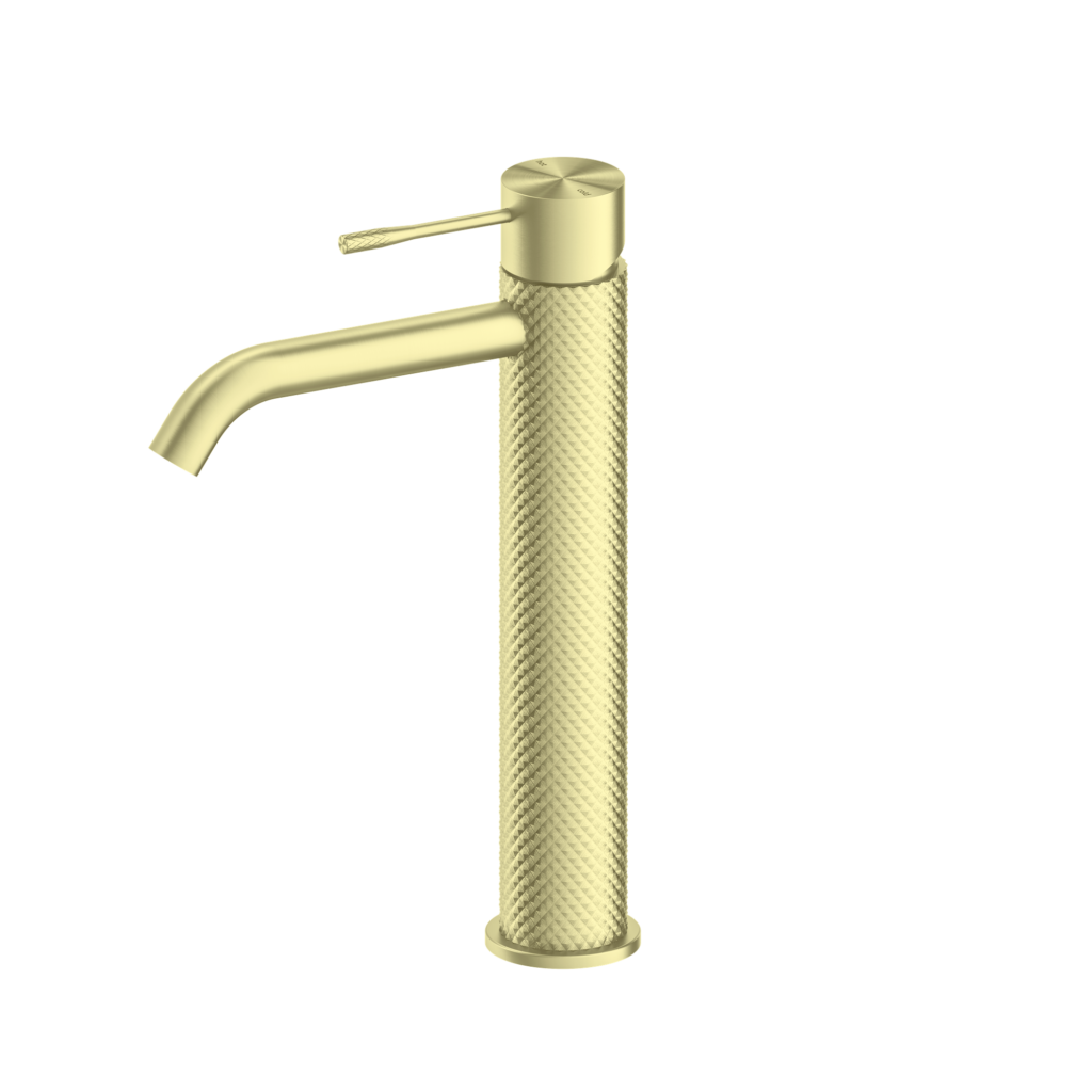 Nero Opal Tall Basin Mixer - Brushed Gold - Wellsons