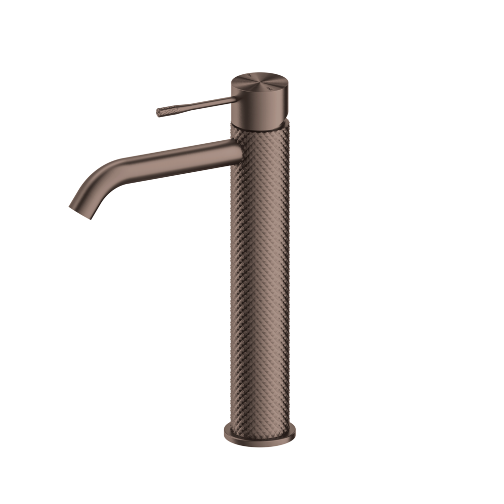 Nero Opal Tall Basin Mixer - Brushed Bronze - Wellsons