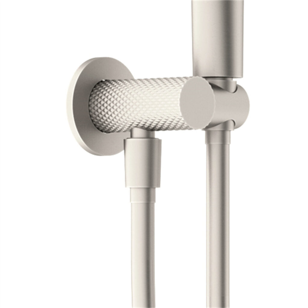 Nero Opal Shower Bracket - Brushed Nickel
