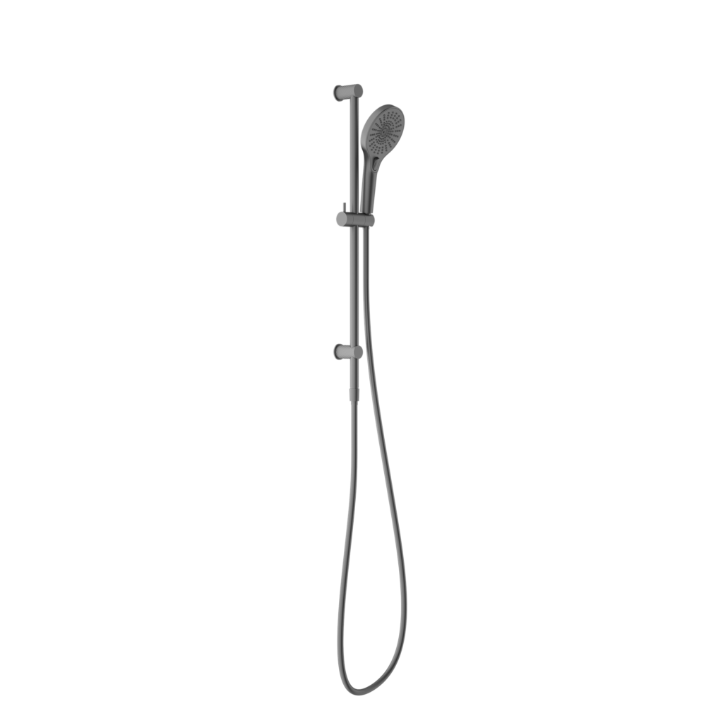 Nero Opal Rail Shower - Graphite Gunmetal Grey