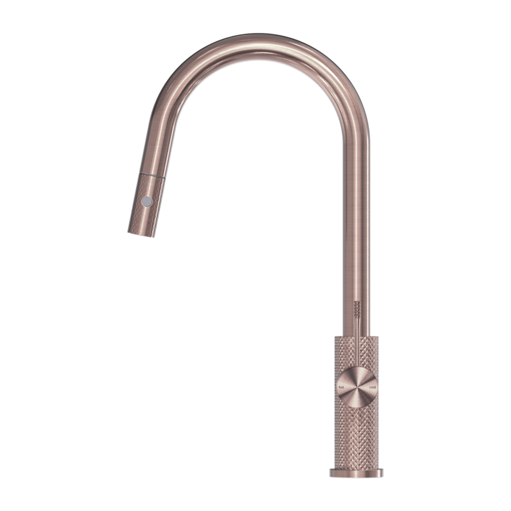 Nero Opal Pull Out Sink Mixer - Brushed Bronze - Wellsons