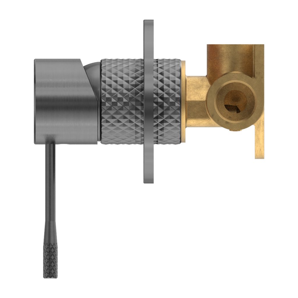 Nero Opal Shower Mixer - Graphite Gunmetal Grey - Wellsons