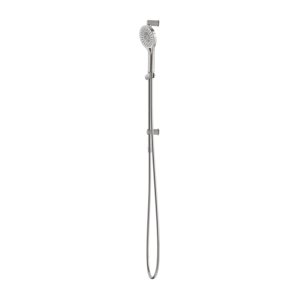 Nero Opal Rail Shower - Brushed Nickel