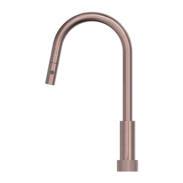 Nero Opal Progressive Pull Out Kitchen Mixer - Brushed Bronze
