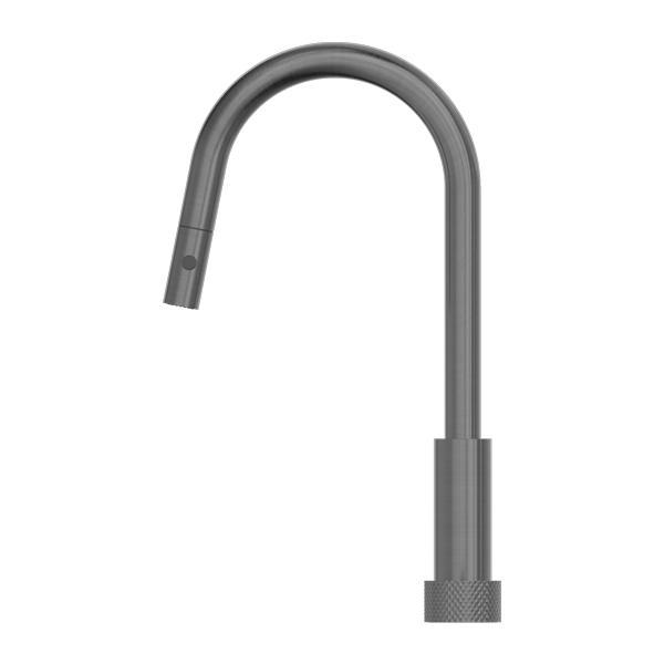 Nero Opal Progressive Pull Out Kitchen Mixer - Gunmetal Grey
