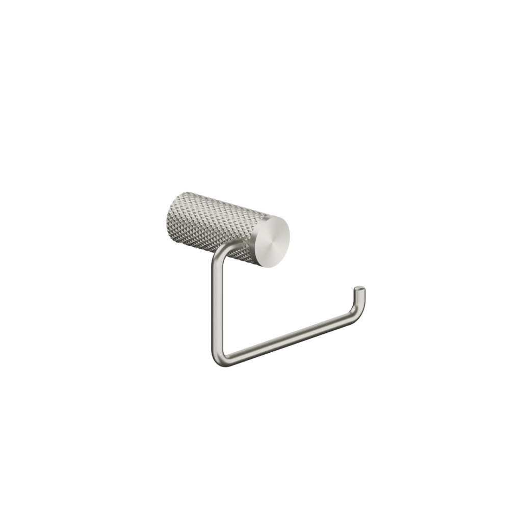 Nero Opal Toilet Roll Holder - Brushed Nickel - Wellsons