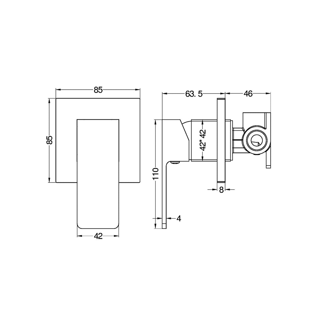 Nero Celia Shower Mixer - Chrome - Wellsons