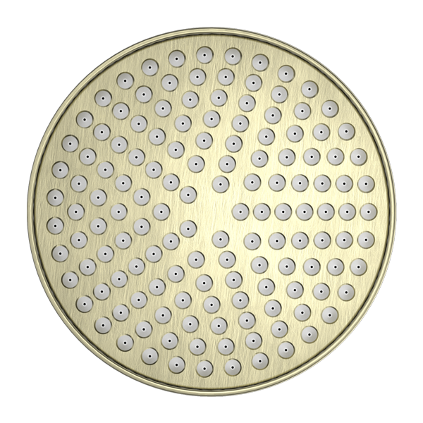 Nero York 200mm Shower Head - Aged Brass
