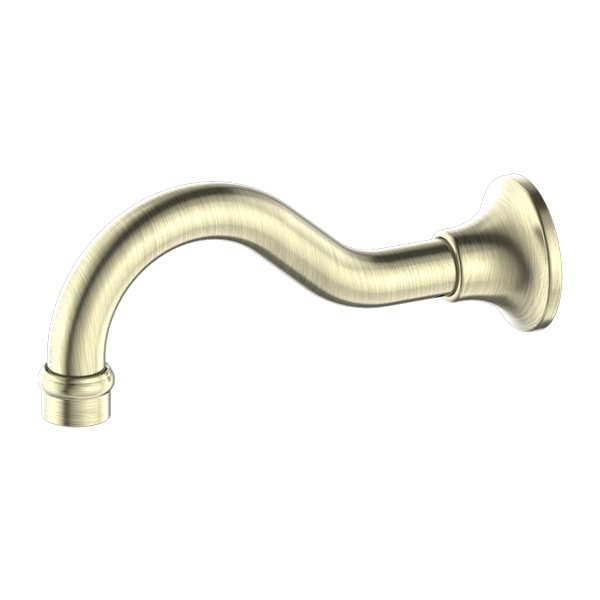 Nero York Basin/Bath Spout Only - Aged Brass