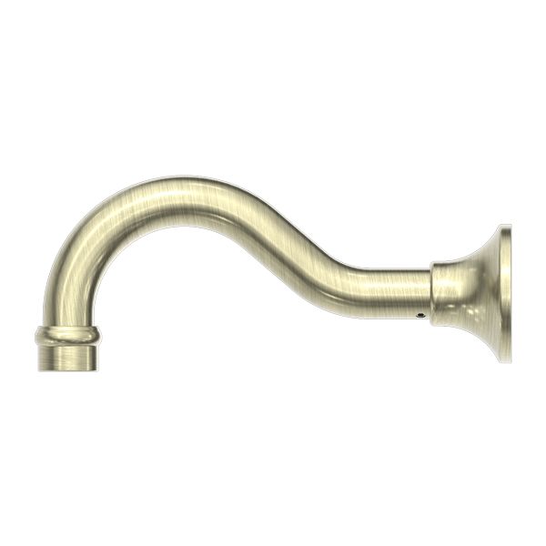 Nero York Basin/Bath Spout Only - Aged Brass