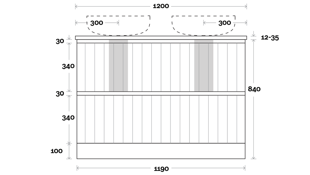 Marquis Nelson Floor Standing Vanity - Wellsons