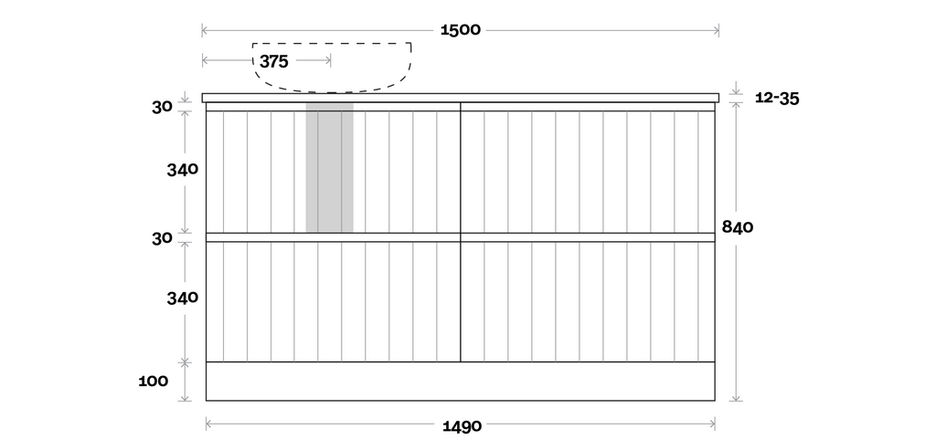 Marquis Nelson Floor Standing Vanity - Wellsons