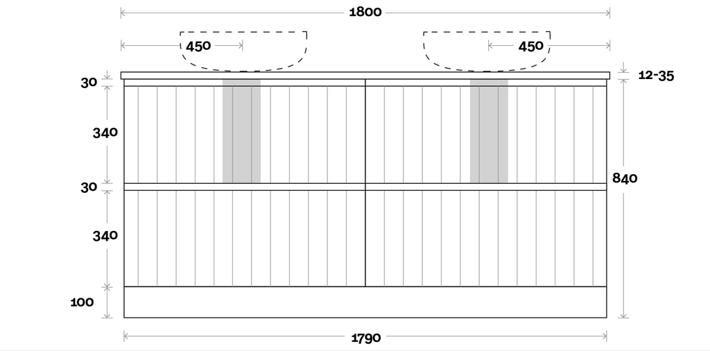 Marquis Nelson Floor Standing Vanity - Wellsons