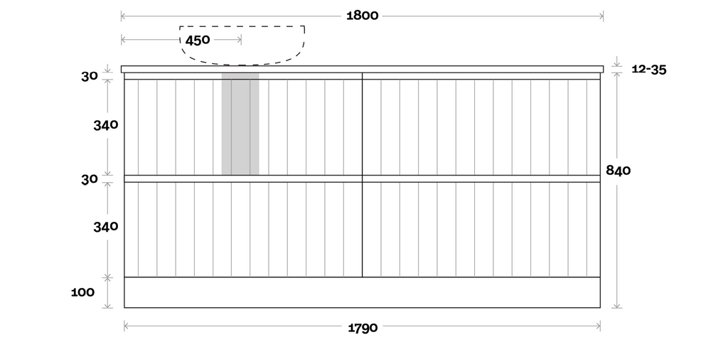 Marquis Nelson Floor Standing Vanity - Wellsons