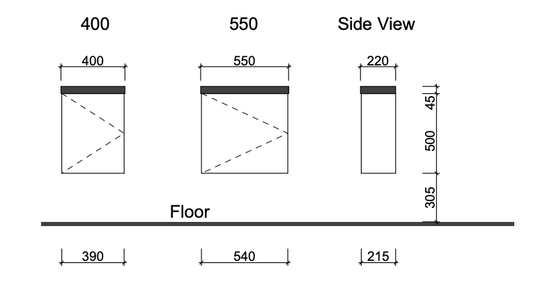 Timberline Ollie Wall Hung Vanity - Wellsons