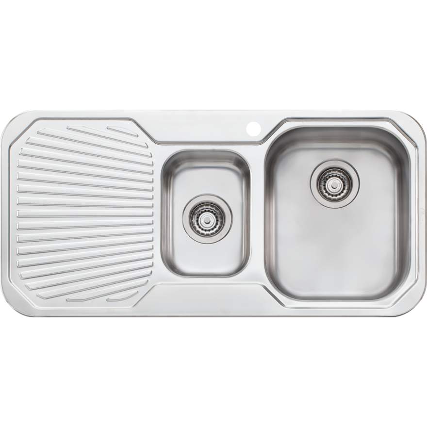 Oliveri Petite 1 & 1/2 Bowl Sink With Drainer