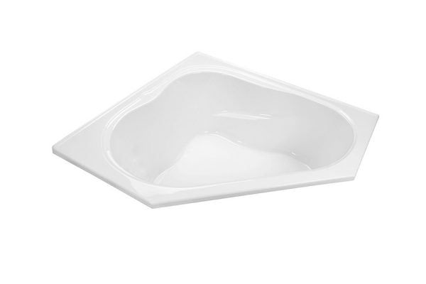 Decina Postiano Inset Corner Bath 1490mm - Gloss White