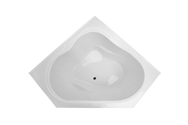 Decina Postiano Inset Corner Bath 1490mm - Gloss White