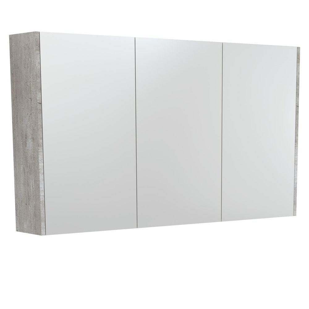 Fienza Mirror Cabinet with Industrial Side Panels 600mm - 1500mm
